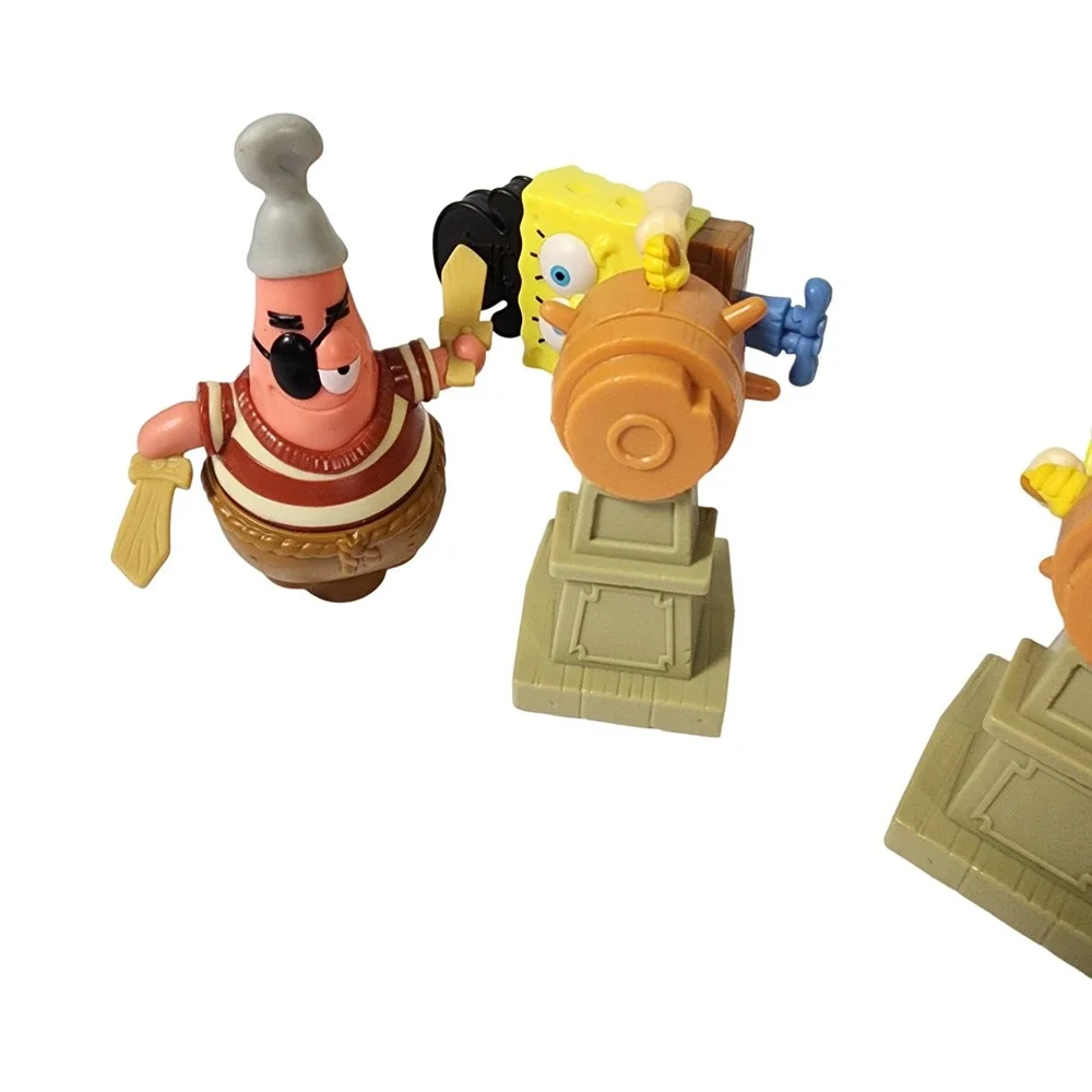 Nickelodeon SpongeBob‎ SquarePants Pirate Figure Set Patrick Star 3pc Toy Lot